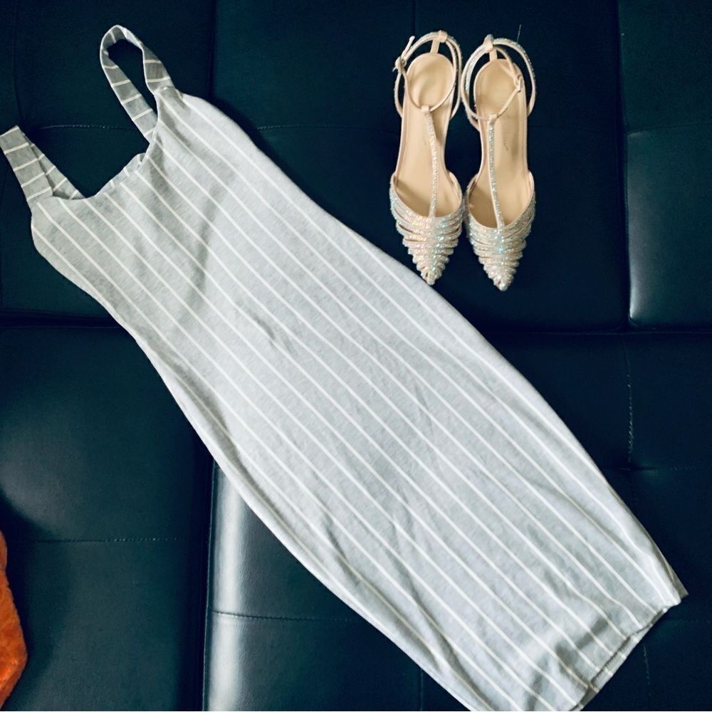 PLT STRIPE DRESS - Picture 9 of 10